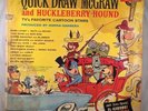 Quick Draw McGraw & Huckleberry Hound 1959 LP Hanna-Barbera Deep Groove MONO