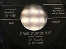 OTIS WILLIAMS CHARMS LET SOME LOVE IN YOUR HEART/ BABY-O 1958 DOO WOP 45 DELUXE