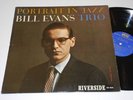 BILL EVANS TRIO ORIG US DG RIVERSIDE MONO LP POTRAIT IN JAZZ VG++ RARE