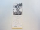 THE BEATLES TONY BARROW AUTOGRAPH  MAGICAL MYSTERY TOUR BOOKMARK SIGNED LTD EDT