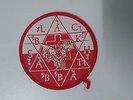 Black Sabbath Born Again circular round VERY RARE VINTAGE patch Sew On