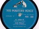 ELVIS PRESLEY CLASSIC 78 - ALL SHOOK UP - THAT'S WHEN YOUR HEARTACHES BEGIN