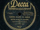 78tk-Black Gospel-DECCA 48177-Sister Rosetta Tharpe w/ the Dependable Boys
