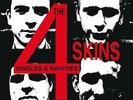 THE 4 SKINS - SINGLES AND RARITIES    - 2xVINYL NEU
