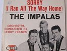 Impalas - Sorry (I Ran All The Way Home) 45 EP CUB CX5000 Picture Sleeve RARE