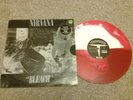 Nirvana - Bleach record - Red / White Splatter No 495.. Super rare.