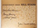 BILL EVANS TRIO Everybody Digs LP Vinyl Riverside RLP 12-291 MONO S-1957