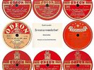 Konvolut Zarah Leander - 8 Stck. 78 er Schellackplatten + Biographie