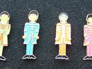Vintage The Beatles Sgt Pepper Commemorative Edition Cloisonne Pin Set