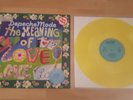 Depeche Mode ?– The Meaning Of Love,Yellow Clear Vinyl, 12