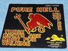 PURE HELL-These Boots Are Made For Walking/No rules-EX/EX punk Rare