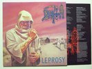 DEATH - Leprosy LP 1988 orig. FLAG 24 - sadus gorguts