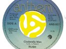 RUSH - RARE CDN Anthem 45 (2 pack) Cinderella Man and New World Man LISTEN NOW