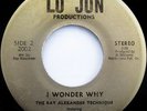 45 Ray Alexander Technique I WONDER WHY / I AM IN LOVE WITH YOU Listen