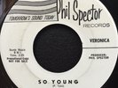 45 Record Girl Group VERONICA Phil Spector Promo #1 LARRY L. / SO YOUNG