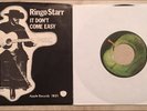 RINGO STARR IT DON'T COME EASY  PICTURE SLEEVE & 45 RPM  NM RECORD / VF SLEEVE