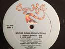 BOOGIE DOWN PRODUCTIONS Criminal Minded 1 SIDED PROMO  Sugar Hill rap hip hop