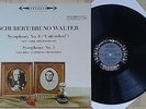 T357 COLUMBIA 6 EYE MS 6218 SCHUBERT SYMPHONY No.8 & 5 BRUNO WALTER STEREO