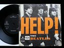 THE BEATLES Help / I'm Down 45/PS 1965 1st Swedish Parlophone R 5305 RARE  EX+