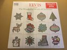 ELVIS PRESLEY WONDERFUL WORLD OF CHRISTMAS org 1971 RCA CARD BONUS SEALED PROMO