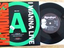 RAMONES U.K. 45+PIC SLEEVE I WANNA LIVE/MERRY CHRISTMAS (I DON'T WANT T0 FIGHT)