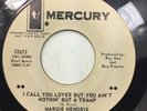 MARGIE HENDRIX I Call You Lover But You... MERCURY Northern Soul 45 HEAR