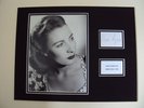 14x11 photo mount hand signed DAME VERA LYNN singer 1960's icon Forces Darling