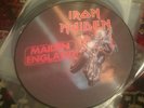 iron maiden very rare maiden england limited promo picture disc.