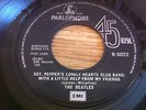BEATLES RARE 80's 'VIRGIN/SOUTHALL' JUKEBOX Issue SGT PEPPER