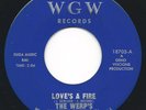 Hear? The Werp's ?– Love's a Fire / Shades of Blue 1967 Garage VG+ Vinyl 7”45RPM