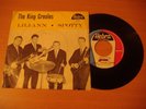 RARE. THE KING CREOLES  SP 45T.BELGE .BURT BLANCA  HEBRA RECORDS  BIEM. SPOTTY