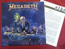 Megadeth - Rust In Peace - 1990 Vinyl LP 1st Pressing + OIS + PROMO INFO SHEET