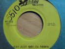 1950s Rockabilly 45 Record - Bill Mack - Cat Just Got In Town - Starday