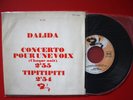 Dalida SP Juke box promo . Concerto pour une voix . Très rare .