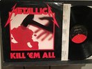 METALLICA KILL EM ALL 1988 MASTERDISK DMM DIRECT METAL MASTER 2 BONUS CUTS INNER
