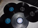 ELVIS PRESLEY 78'S LOT- X 5-ORIGINAL UK-KING CREOLE,JAILHOUSE ROCK ETC