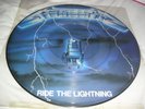 METALLICA -RIDE THE LIGHTNING- VERY HARD TO FIND AWESOME LTD PICTURE LP NO CODE