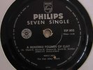 JOHNNY HALLYDAY : A HUNDRED POUNDS OF CLAY / LET'S TWIST AGAIN - AFRICA / FRANCE