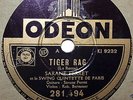 78 TOURS/JAZZ FRANCAIS/SARANE FERRET ET  SWING QUINTETTE DE PARIS/ODEON 281494