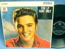 LP ELVIS PRESLEY - FOR LP FANS ONLY // GERMAN BLACK RCA VICTOR LSP