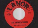 DRIFTING CHARLES evil hearted woman LANOR rockabilly RARE 45 LISTEN