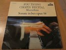 FOU TS'ONG CHOPIN RECITAL OP.58 RARE DUTCH CLUBPRESS STEREO IMPERIAL SCBP 4015