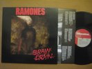 RAMONES Brain Drain RARE AUSSIE LP 1989 - 105218-1 - NEAR MINT - PROMO INSERTS