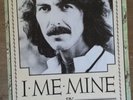 GEORGE HARRISON I ME MINE RARE PAPERBACK BOOK BEATLES SONGWRITING LYRICS