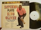 Louis Armstrong - Satchmo Plays King Oliver 155 004 UK LP Audio Fidelity Stereo