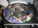 IRON MAIDEN -NO PRAYER FOR THE DYING- AWESOME RARE PICTURE LP PRINTED IN THE UK