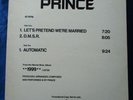 #Prince Let's Pretend We're Married, DMSR Automatic US DJ promo 12