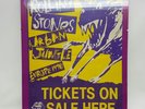Rolling Stones Genuine Original Urban Jungle 1990 Europe Tour Ticket Sales Promo