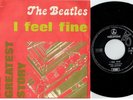 THE BEATLES I feel fine 45rpm 7' PS 1976 MINT- The Greatest Story RE