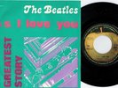THE BEATLES P. S. I love you 45rpm 7' PS 1976 ITALY MINT- The Greatest Story RE